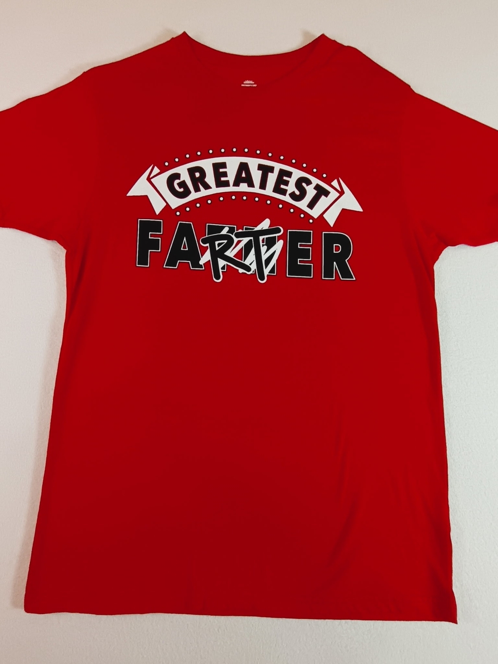 Father's Day Celebrate It Red 'Greatest Farter' Graphic Tee